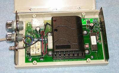 10-PagingRelayController2.JPG
Paging Relay Controller <!--- A customer required a method to remotly turn and off a device. Using a off the shelf paging controller we developed a low cost method for remotly controlling a high current device. This device allows a person to dial a special pager number, key in a special code, and control the state of the relay. Some additional features that were added were the ability to cascade up to 8 of these units and program their address in the field. The system also allows for mixed or match groups of units to be controlled with single pages reducing the cost of the paging service. The device uses a Microchip 16C74 Microcontroller to read and control a special radio paging receiver. --->
160.61 KB
1056 x 650
2/25/2011